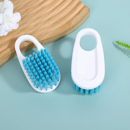 Handheld Kitchen Scrub Brush with Easy-Grip Loop Handle