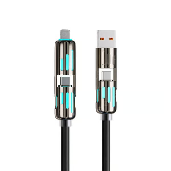 🔥4-in-1 USB Charging Cable fast charging MAX 60W