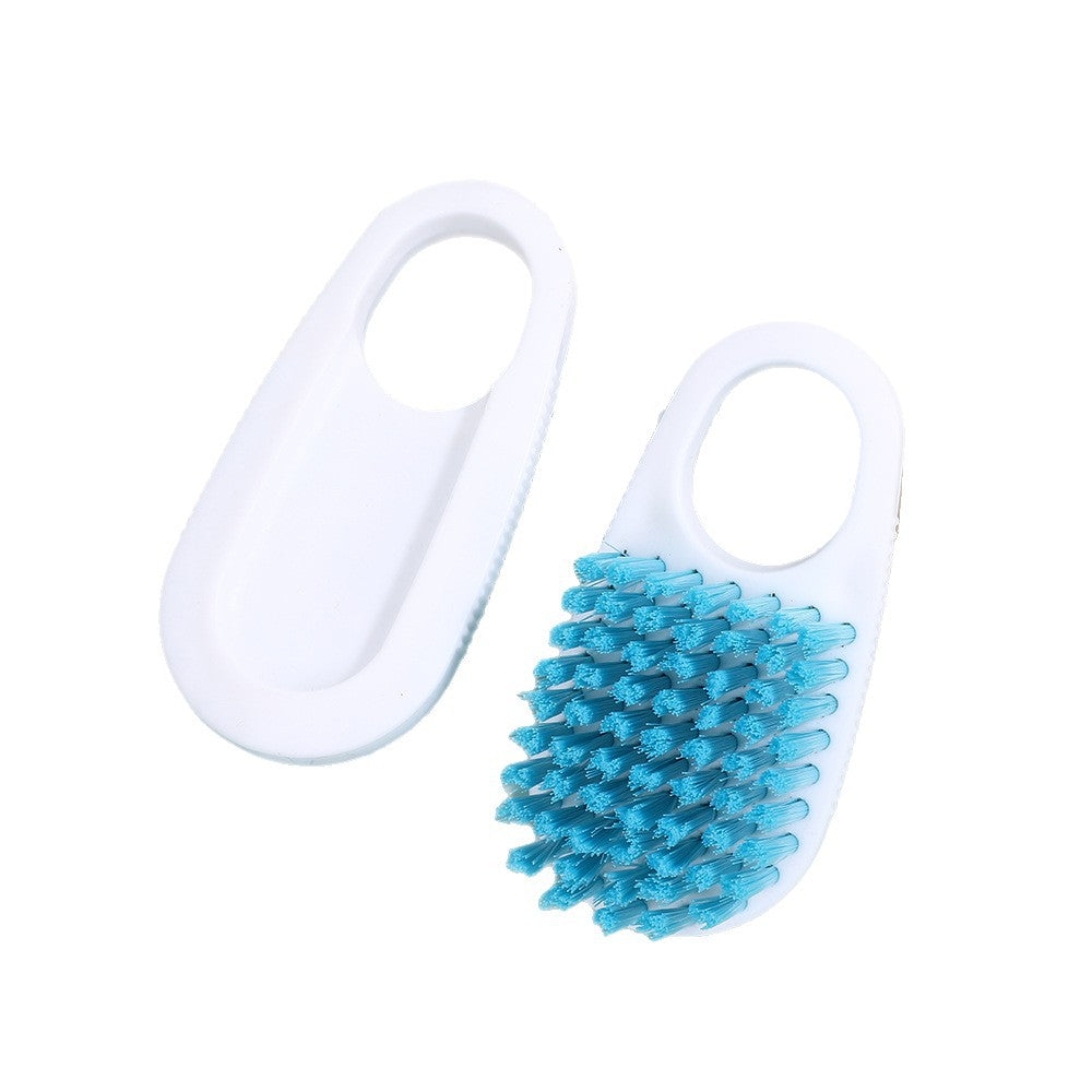 Handheld Kitchen Scrub Brush with Easy-Grip Loop Handle