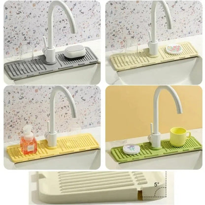 🧼Faucet Splash Guard & Drainage Mat