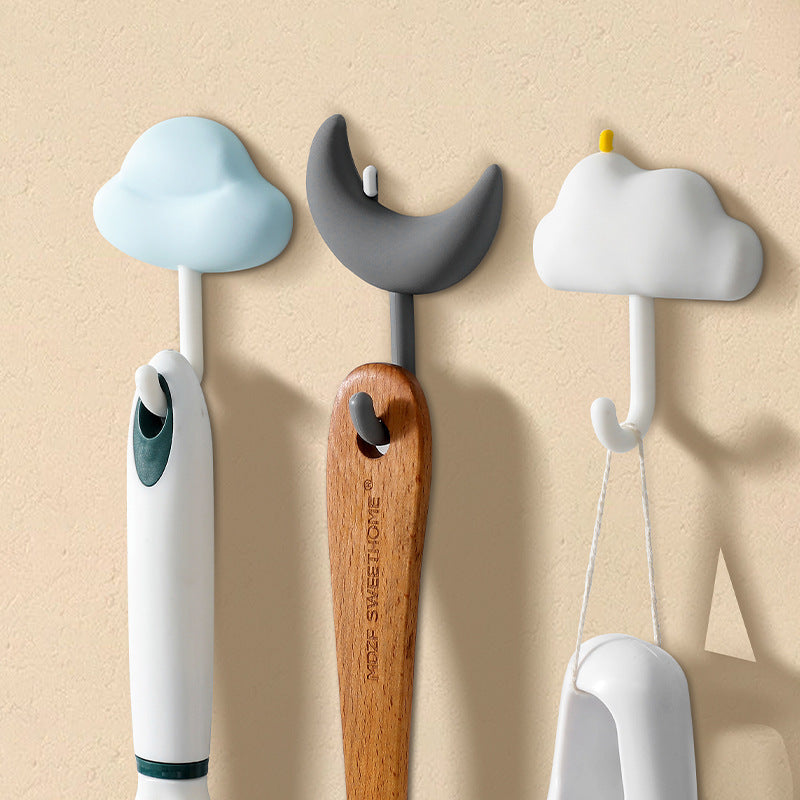 Rotating Wall-Mounted Accessory Hook for Headbands, Hair Ties & Small Essentials